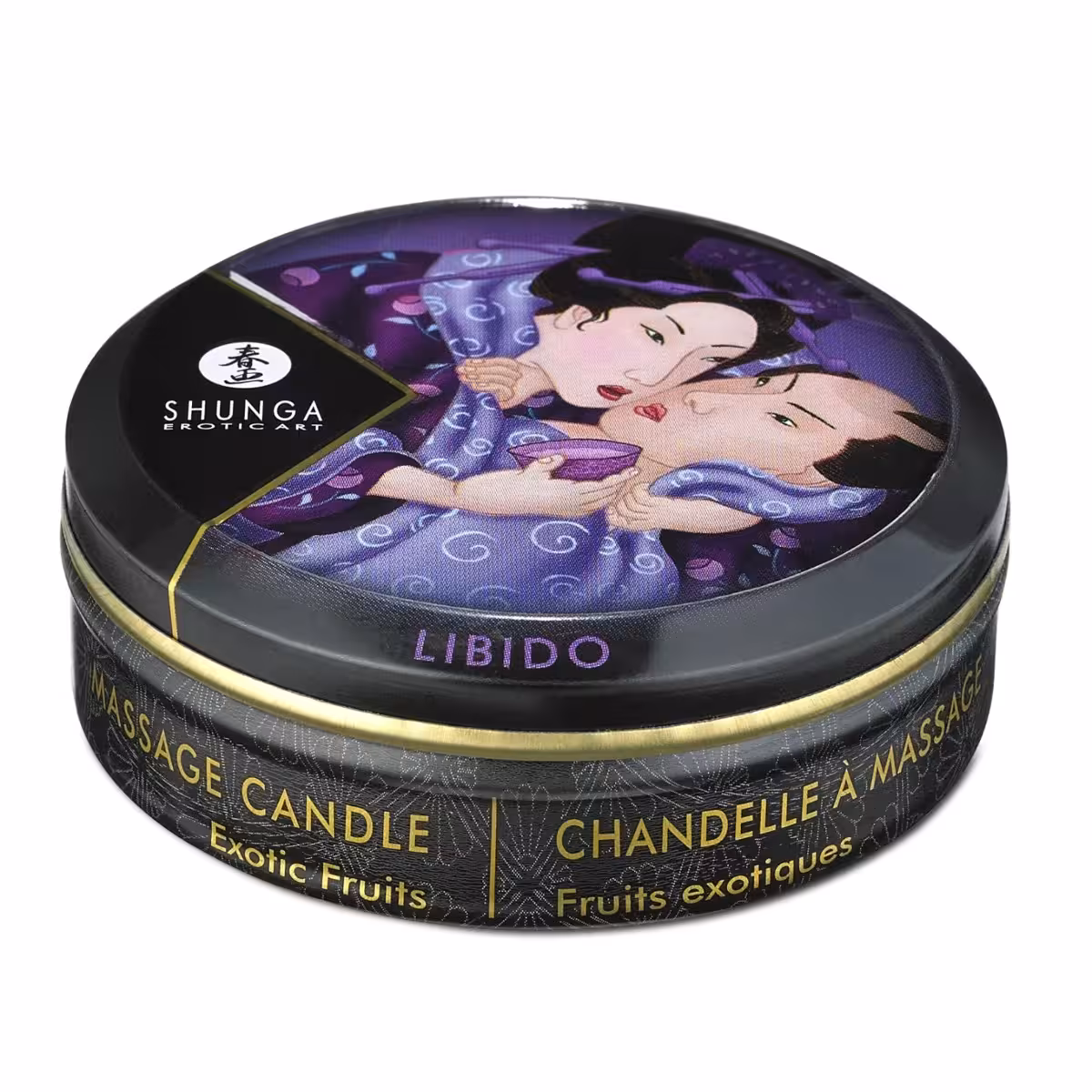 Shunga Mini Candlelight Massage Candles 30ml Libido / Exotic Fruits image 2