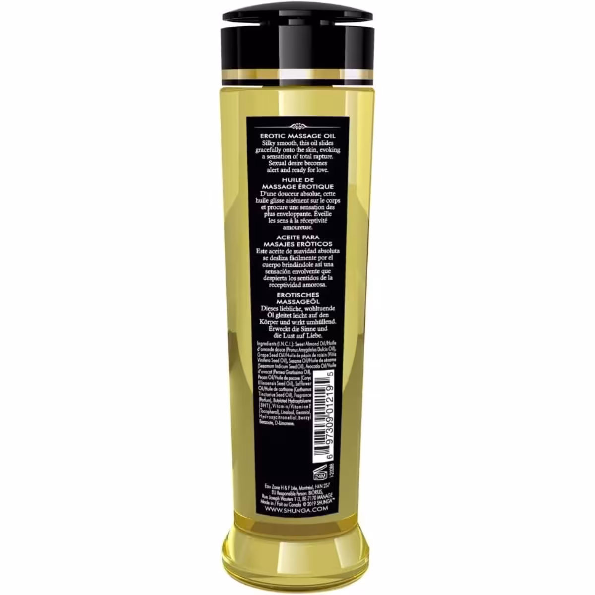 Tester Shunga Massage Oil Seduction / Midnight Flower – Luxurious Sensory Experience image 2