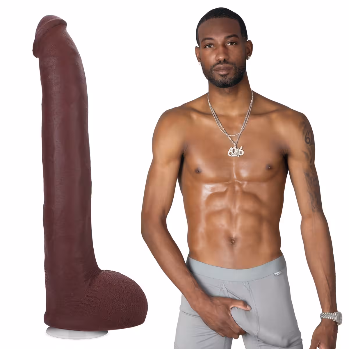 Signature Cocks - Hollywood Cash - 11 Inch ULTRASKYN Cock with Removable Vac-U-Lock Suction Cup image 4