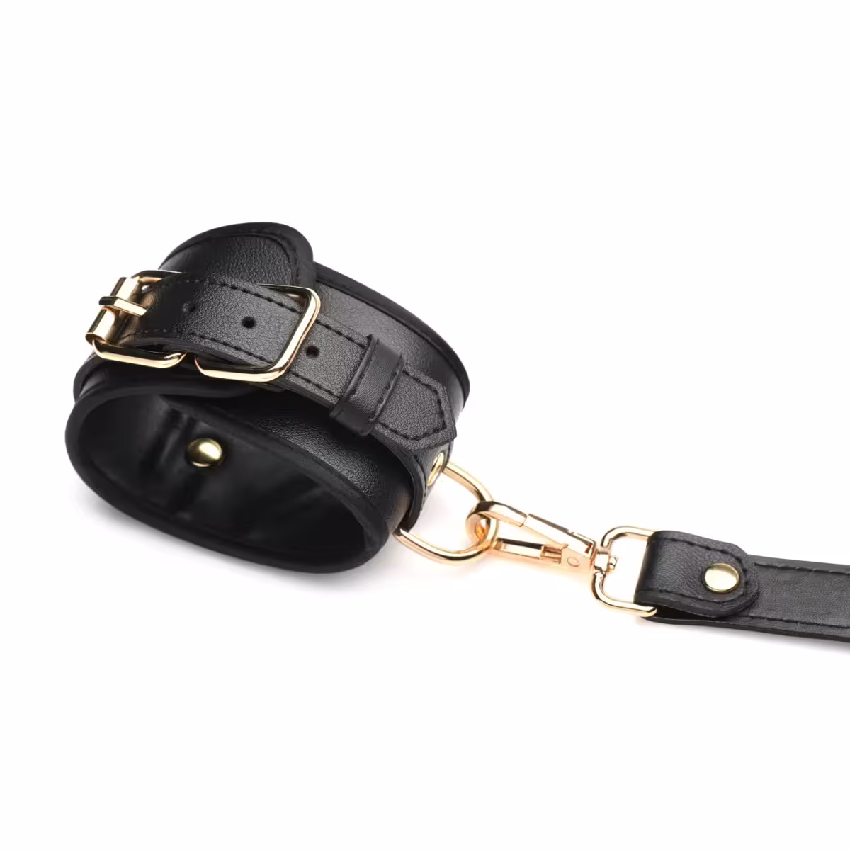 Strict Black Bondage Harness W/Bows XL/2XL image 5