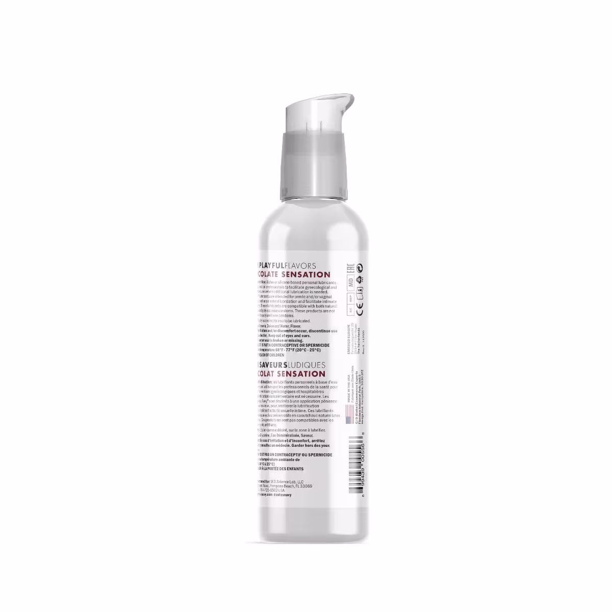 Swiss Navy 4 In 1 Chocolate Sensation Flavoured Water Based Lube 4oz image 2
