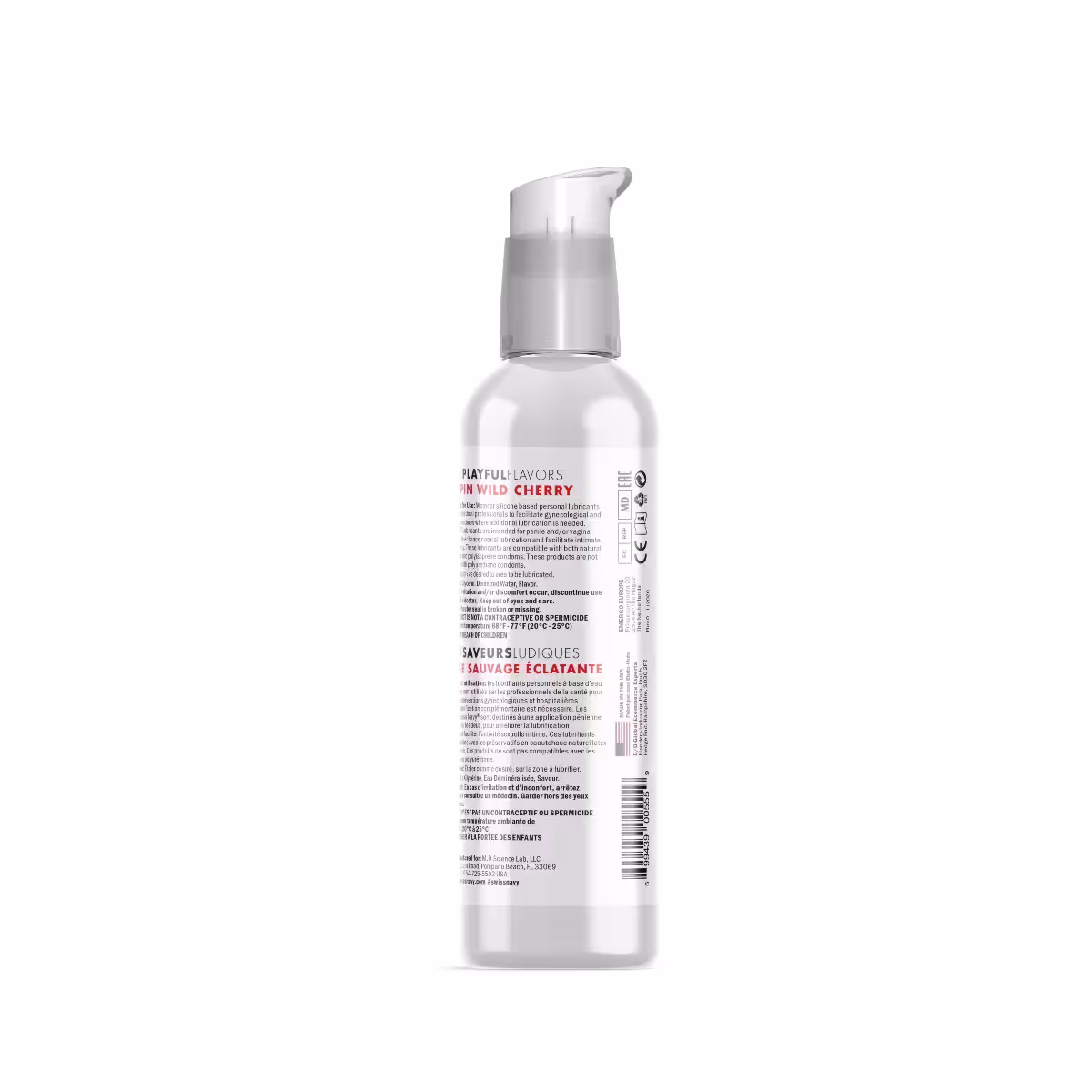 Swiss Navy 4 In 1 Poppin Wild Cherry Flavoured Water Based Lube 4oz image 2