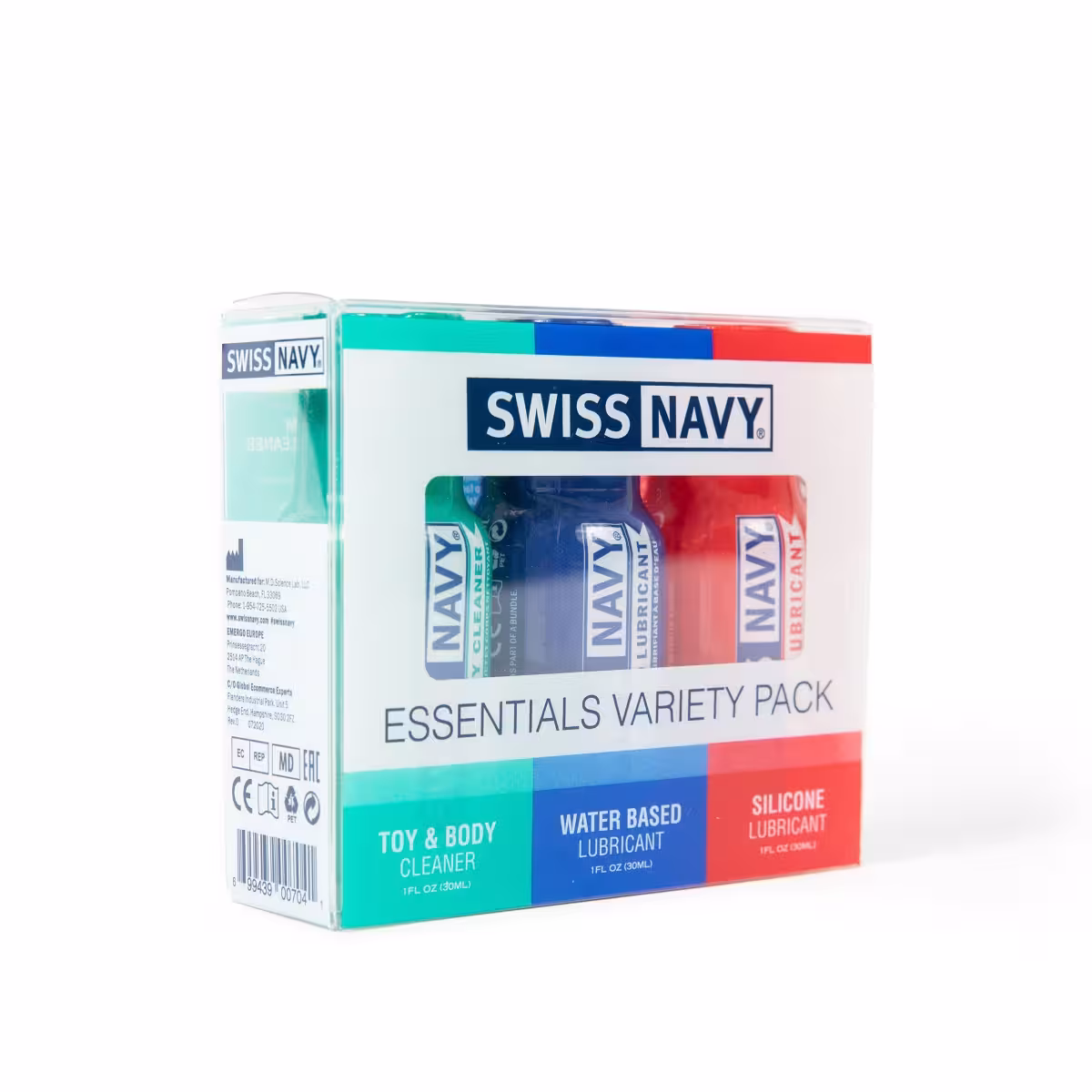 Swiss Navy Essentials Variety Pack 1oz – Premium Lubricant & Cleaner Set image 2