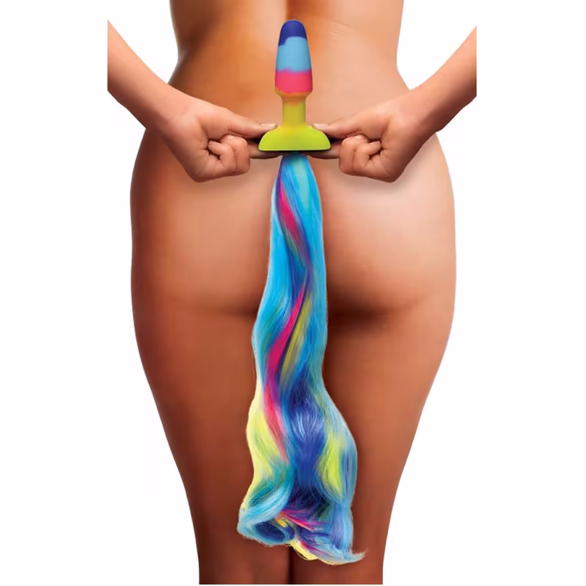 Tailz Rainbow Unicorn Tail Anal Plug image 3