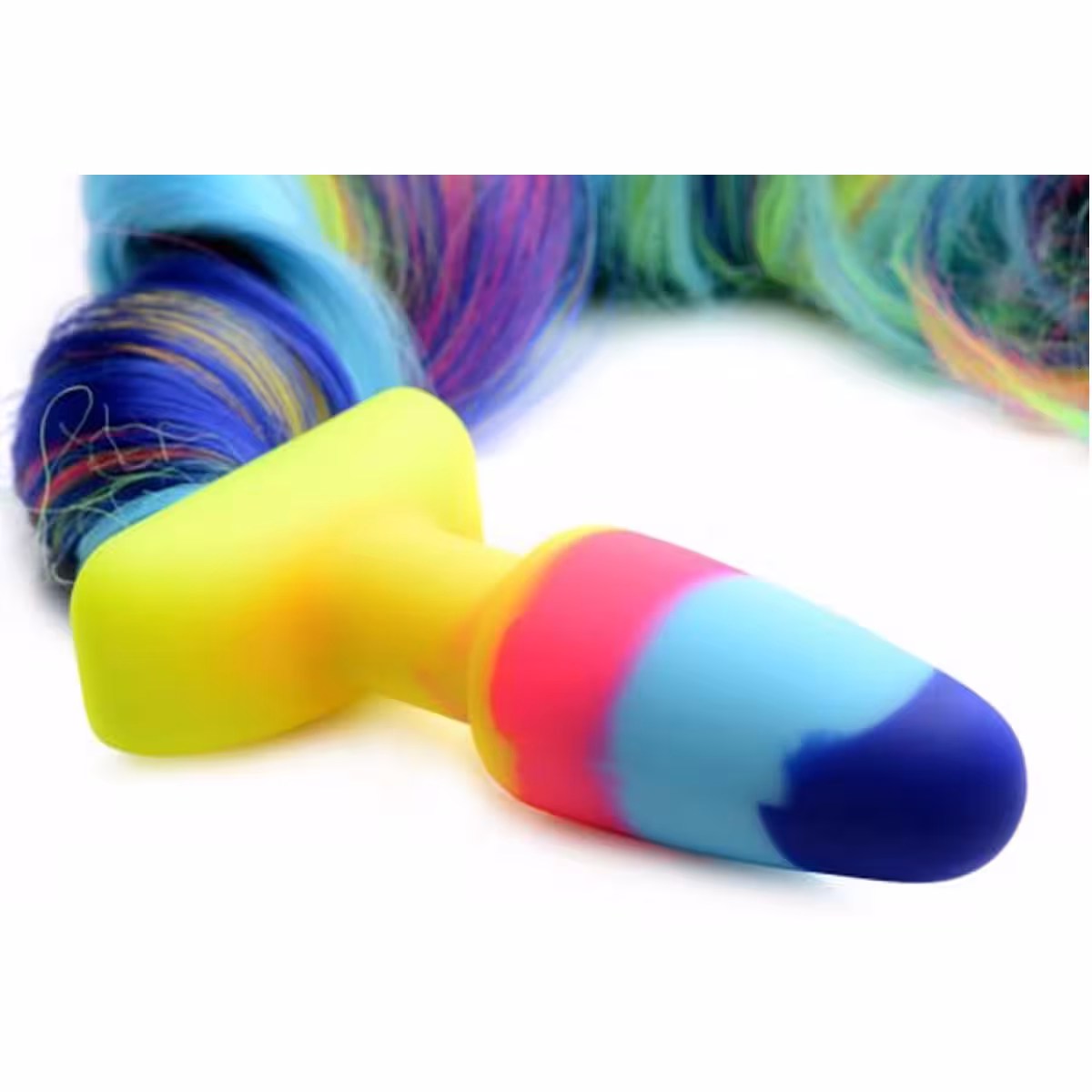 Tailz Rainbow Unicorn Tail Anal Plug image 6