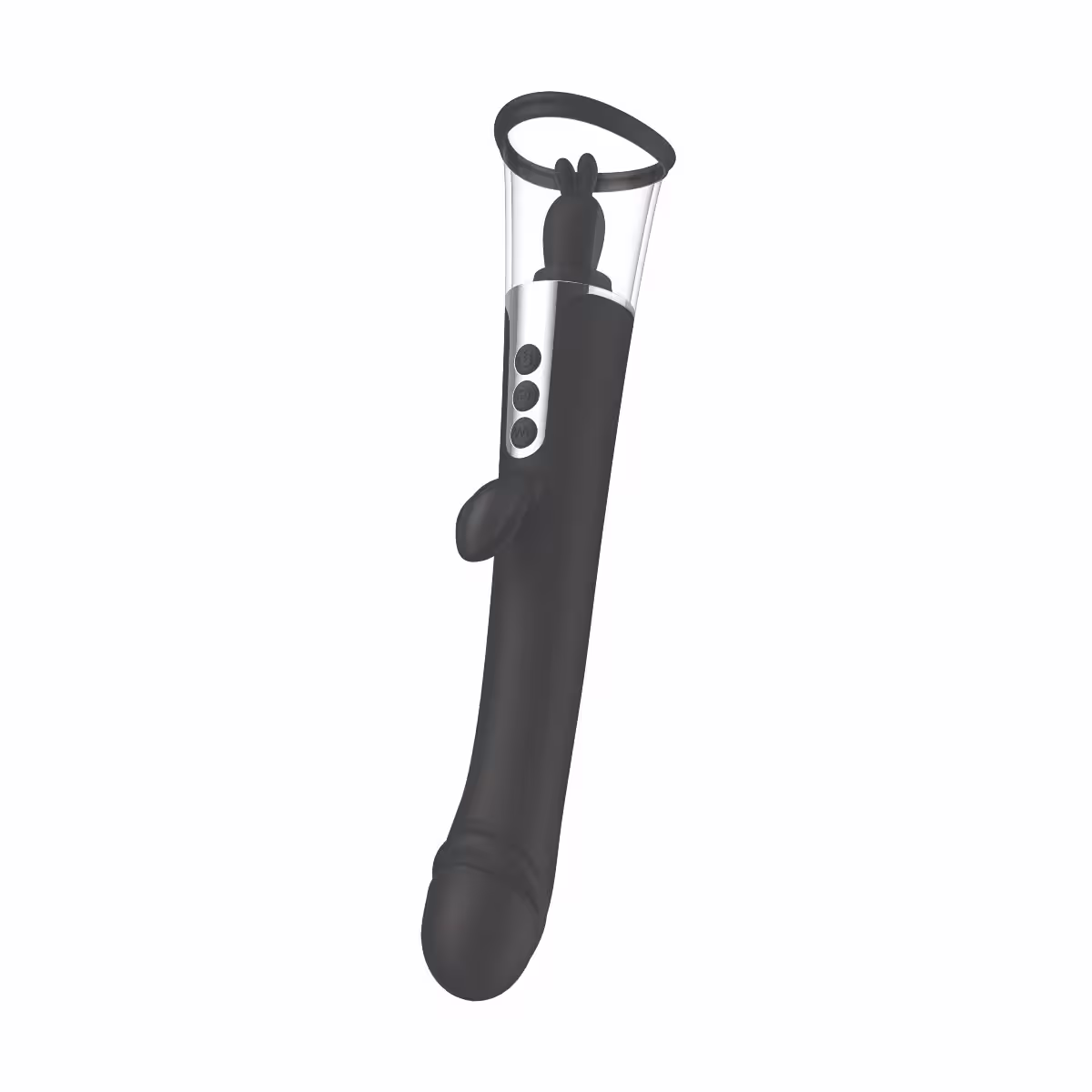 The Rabbit Company The 3 Way Rabbit Vibrator – Black image 3