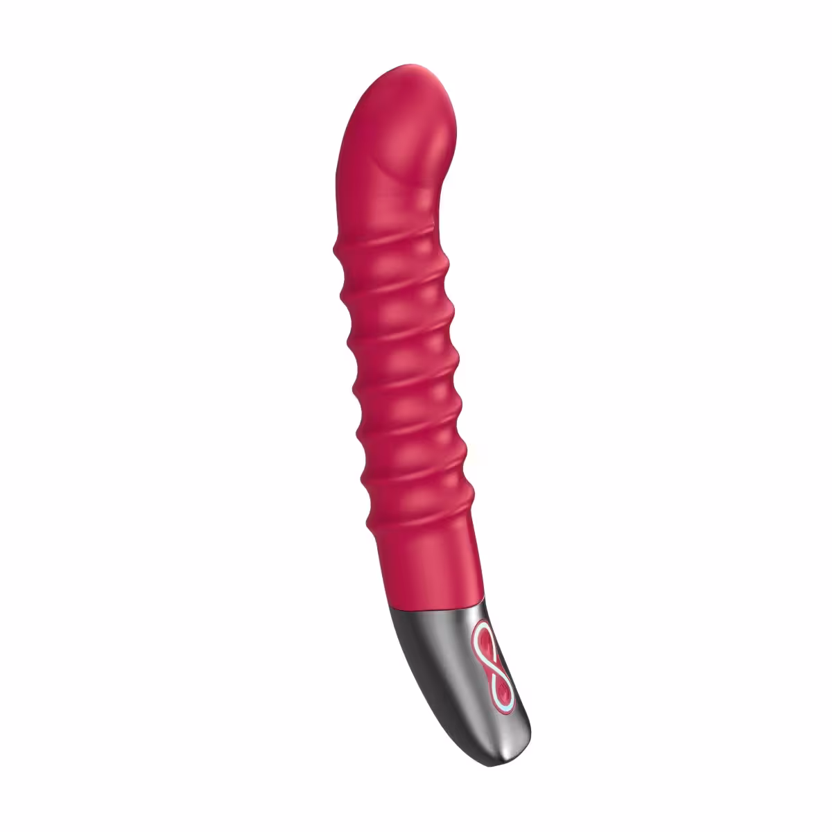 Titanz Spiral 6-Inch Rechargeable Vibrator in Pink image 3
