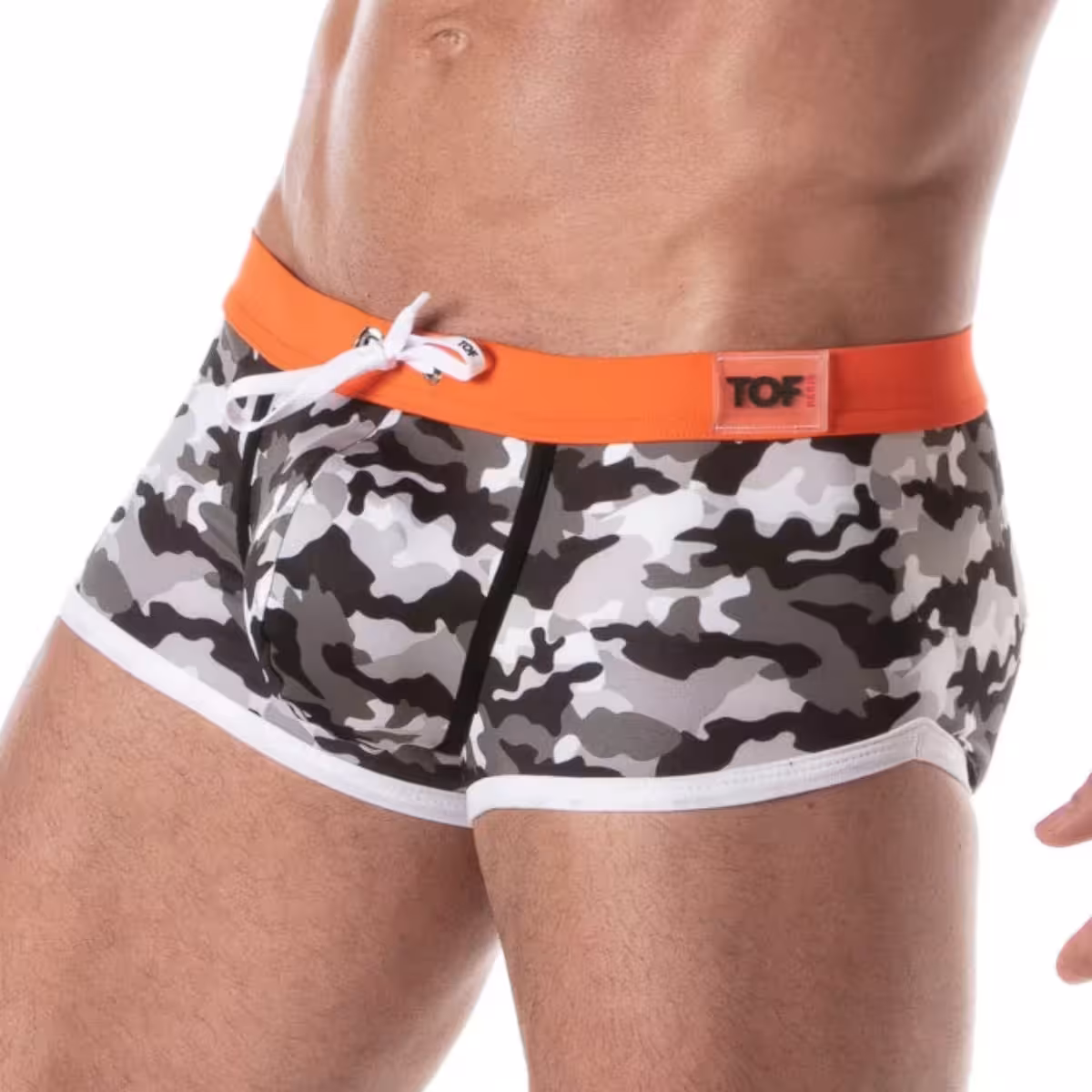 Iconic Swim Trunks - Grey Camouflage - Size : M image 3