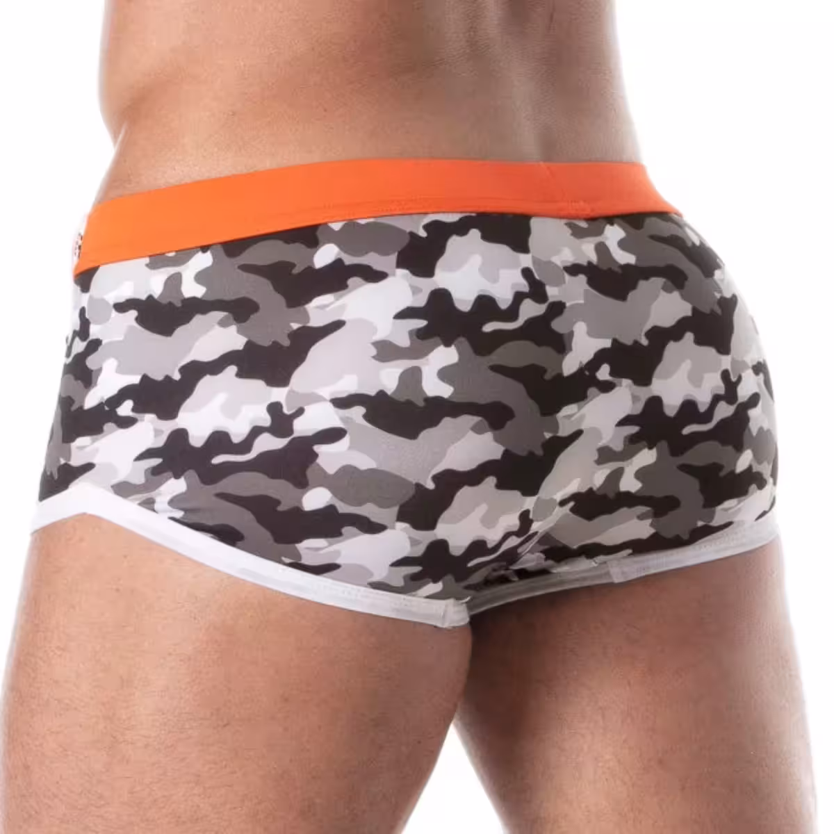 Iconic Swim Trunks - Grey Camouflage - Size : M image 4