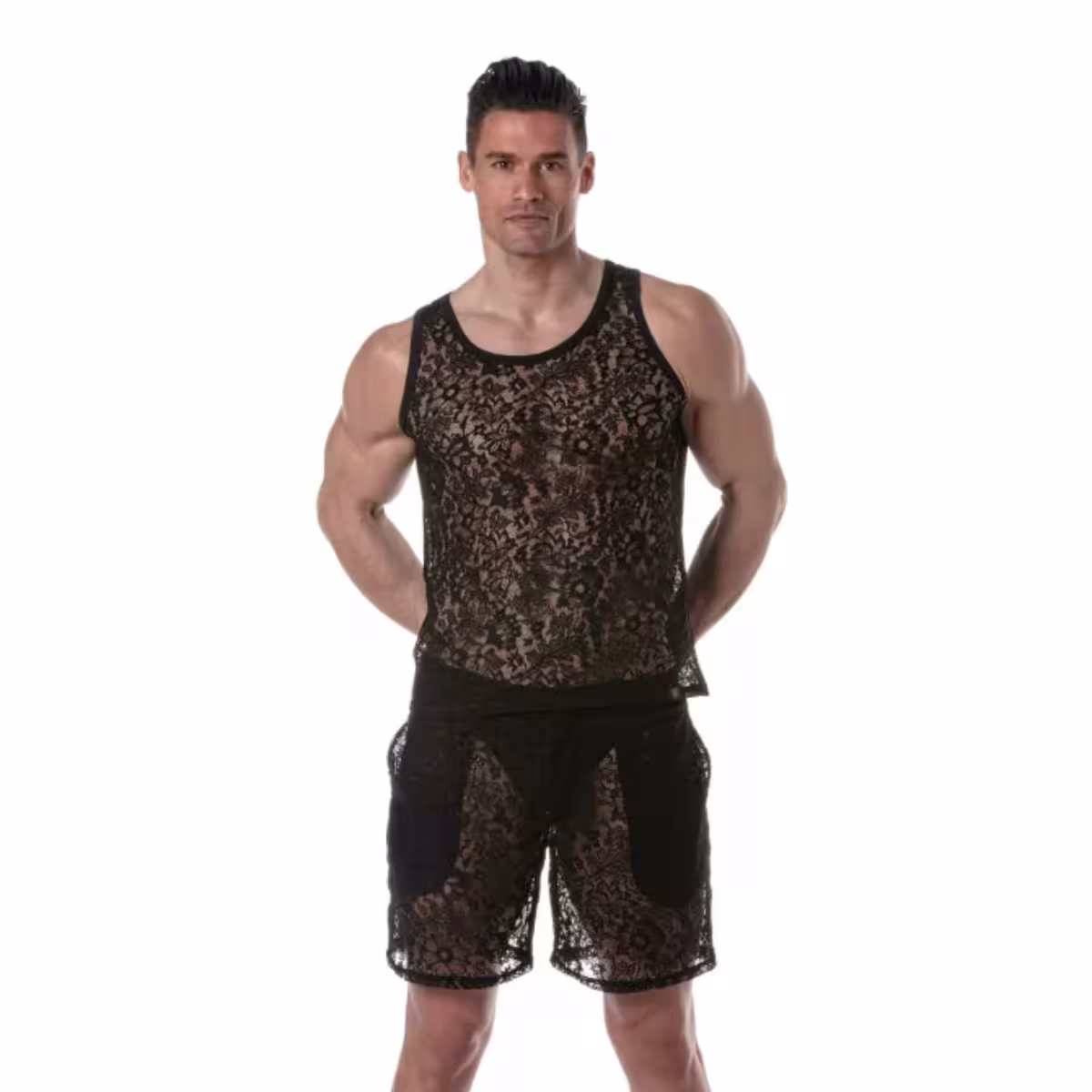Lace Tank Top - Size : L image 2
