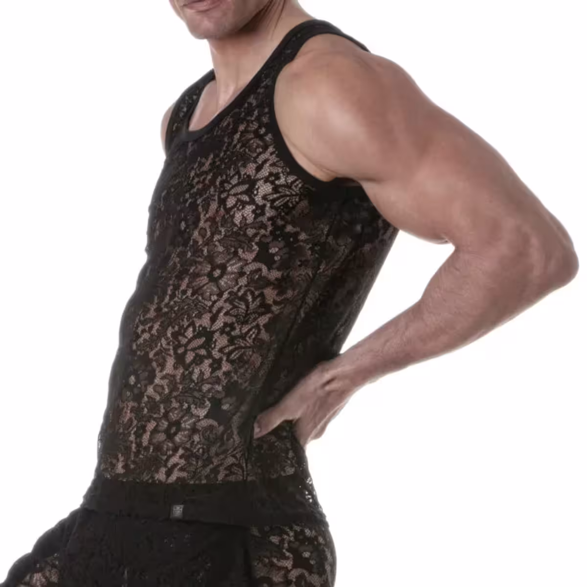Lace Tank Top - Size : S image 3