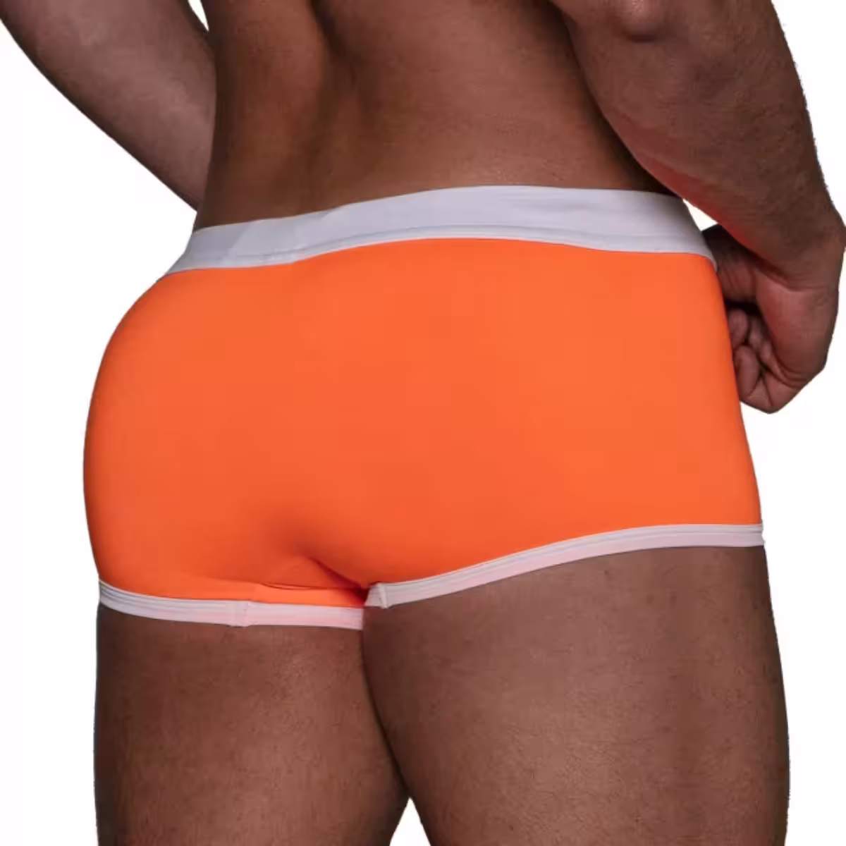 Neon Swim Trunks Orange - Size : M image 3