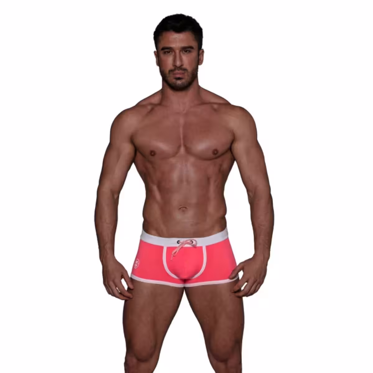 Neon Swim Trunks Pink - Size : M image 2