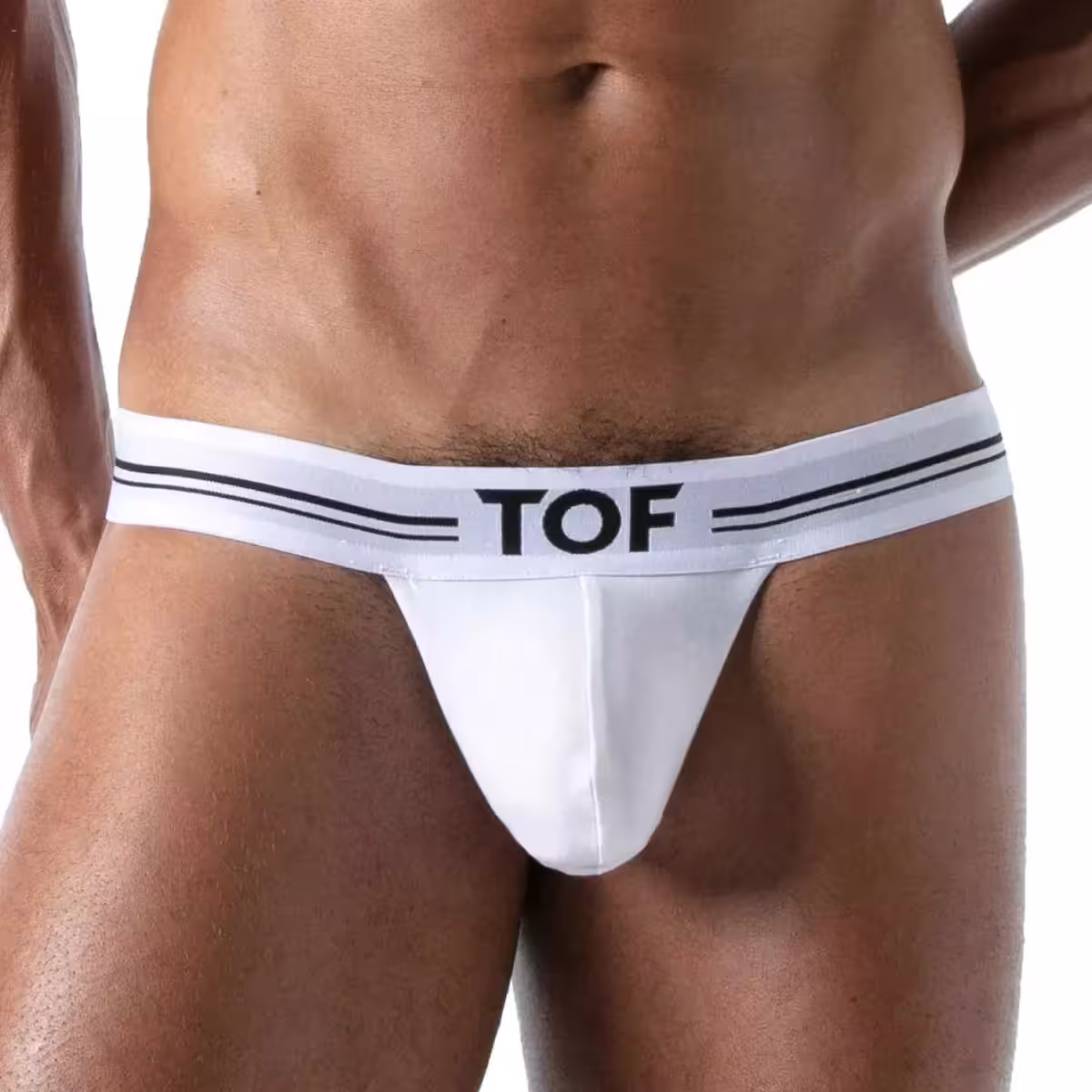 TOF Paris French Stringless Thong White Xlarge – Elegant Comfort & Sensual Design