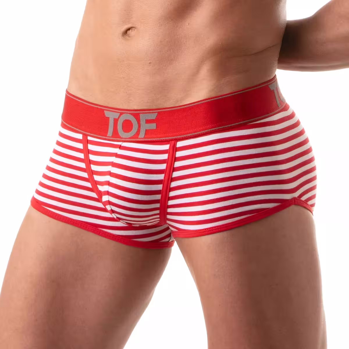 TOF Paris Sailor Trunks Red Medium – Premium Boxer with Sailor Design image 3