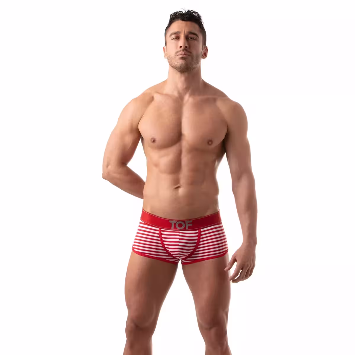 TOF Paris Sailor Trunks Red Medium – Premium Boxer with Sailor Design image 5
