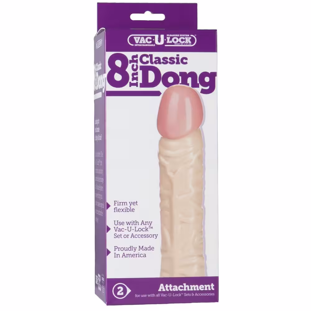 Doc Johnson Vac U Lock Classic Dong Flesh image 2