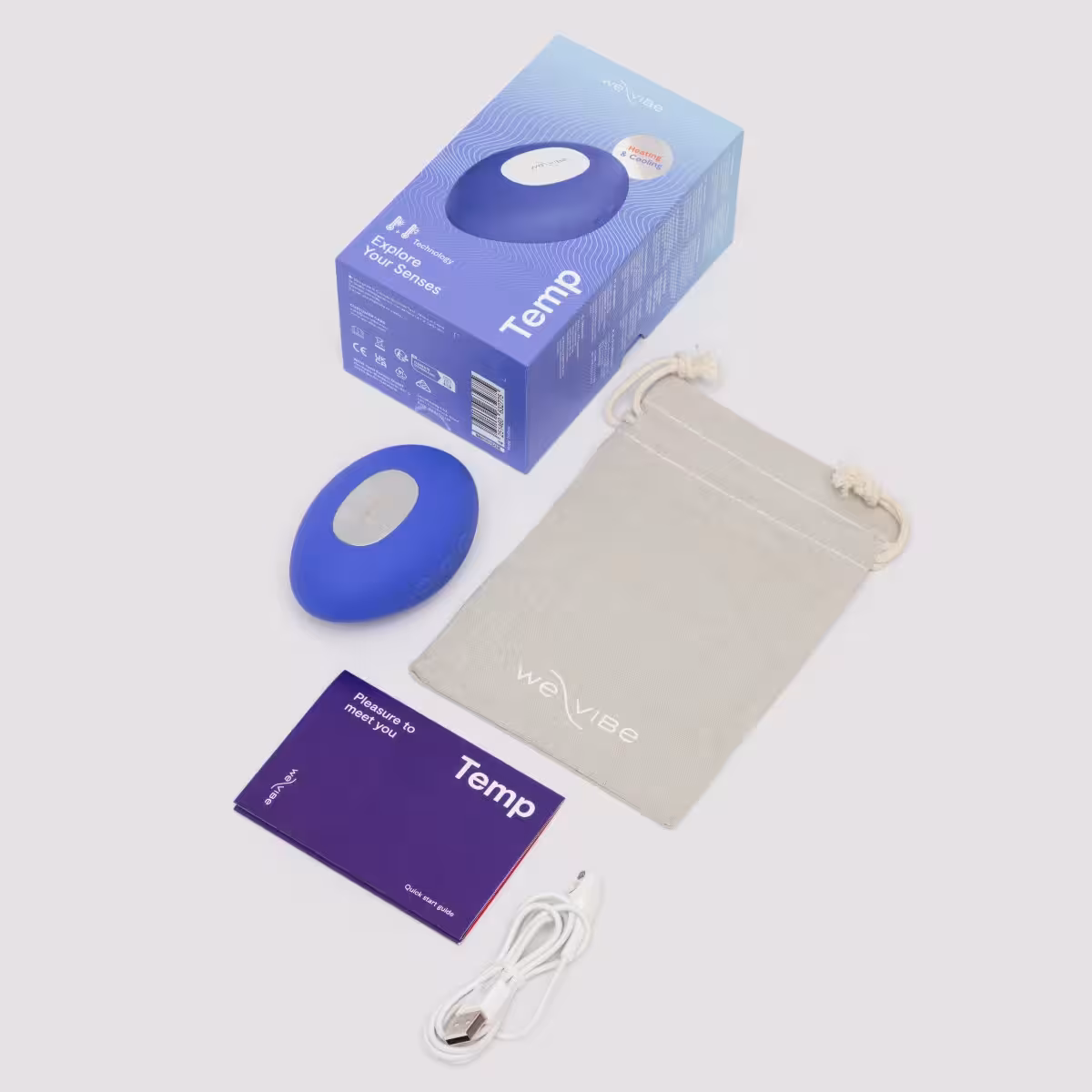 We-Vibe Temp Lay-On Clitoral Warming Vibrator in Lavender image 8
