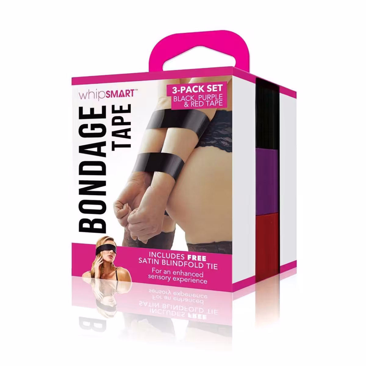 Whipsmart 150FT Bondage Tape With Silky Blindfold image 2