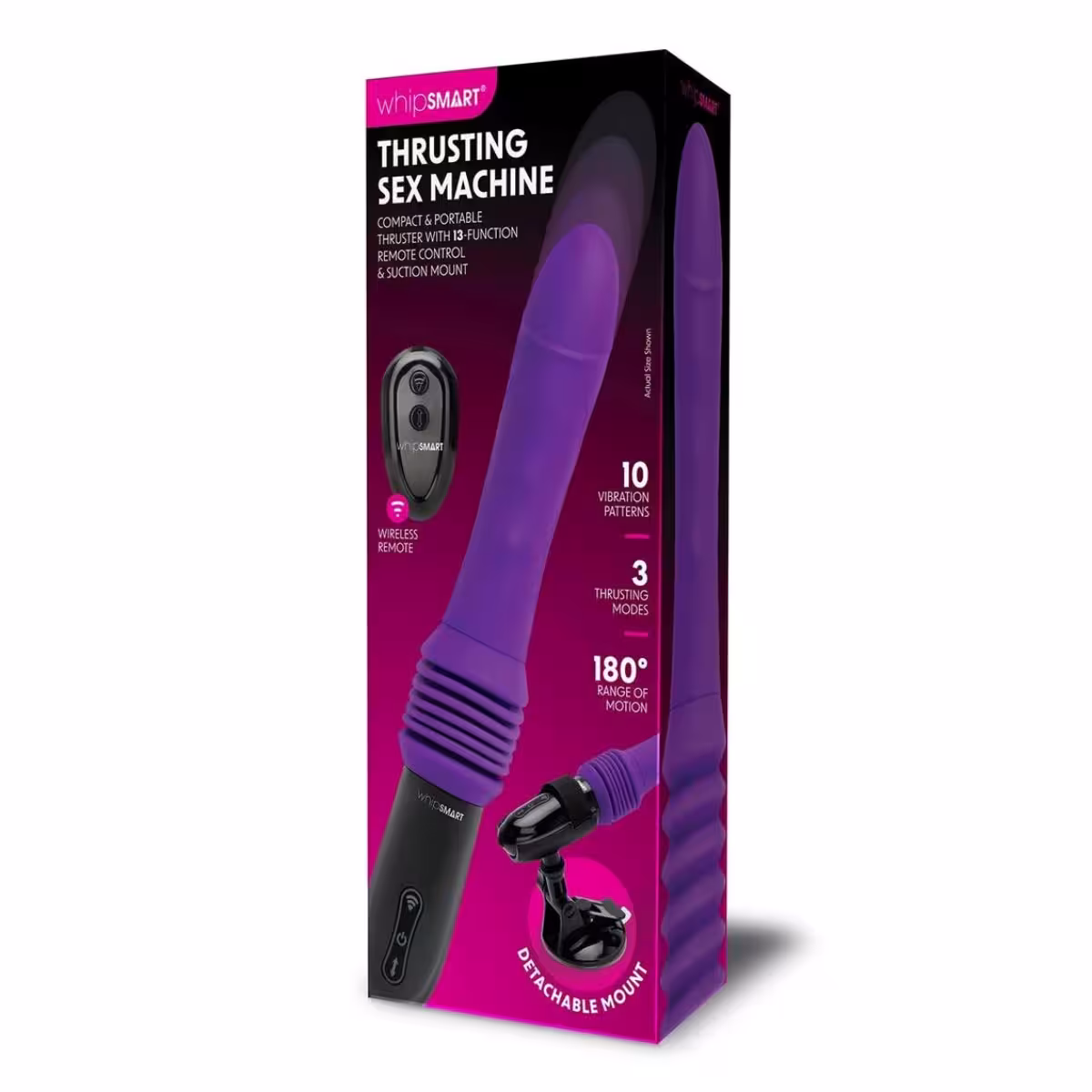 Whipsmart Thrusting Sex Machine with Hands-Free Suction Mount