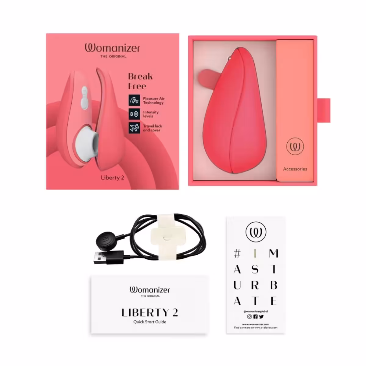 Womanizer Liberty 2 Vibrant Rose image 2
