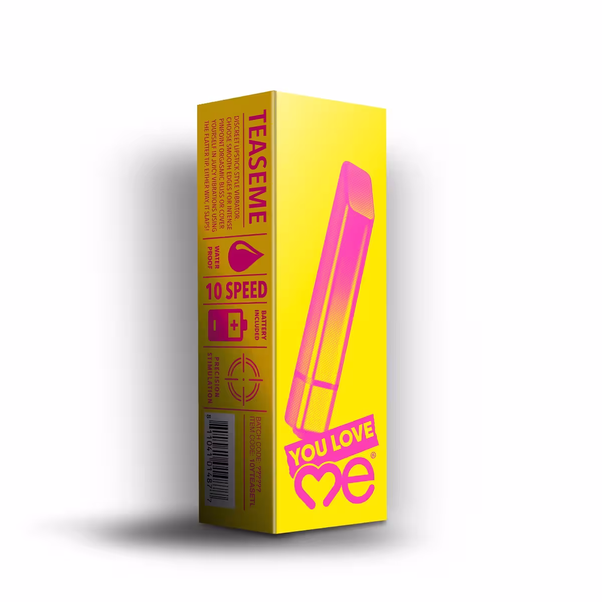 You Love Me Tease Me Bullet Vibrator Green image 2