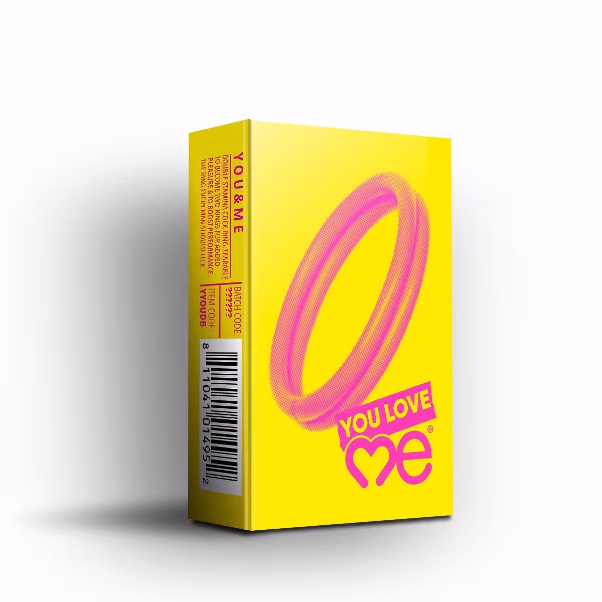 You Love Me You & Me Double Stamina Cock Ring Blue image 2