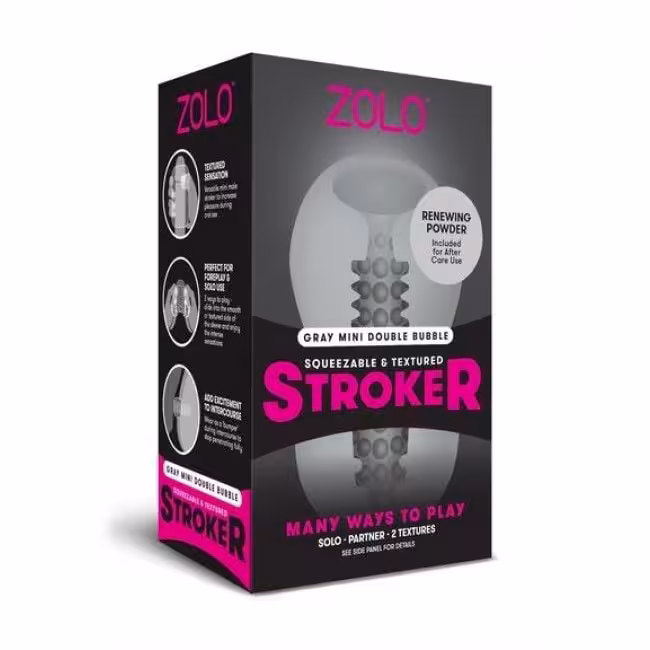 Zolo Mini Stroker Grey image 2
