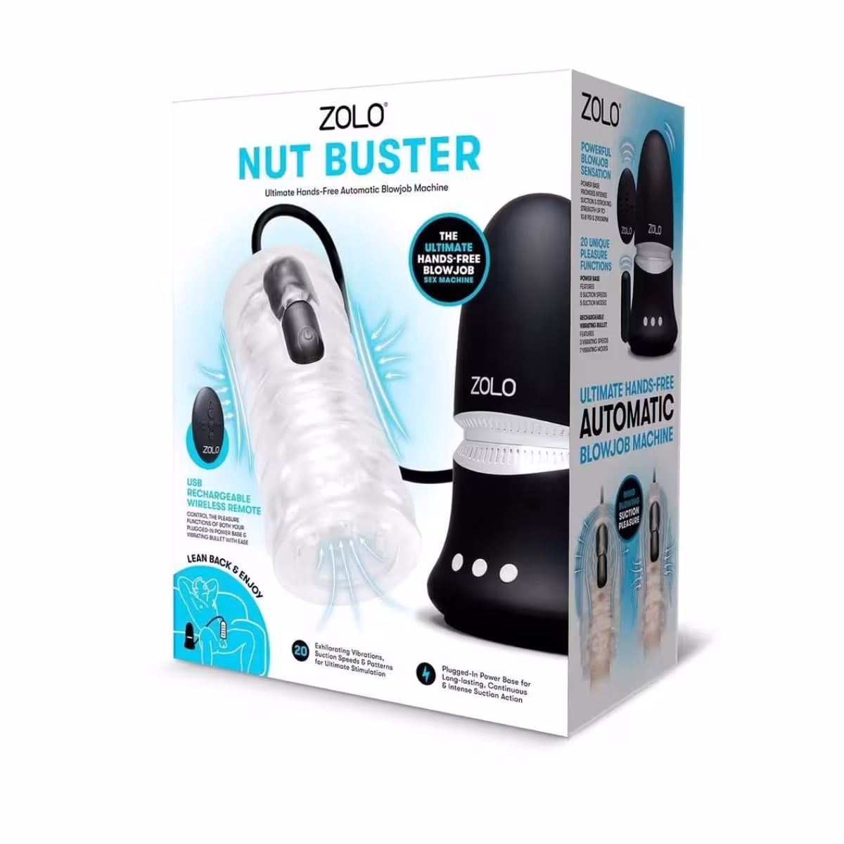 Zolo Nut Buster With Rechargeable Remote – Premium Hands-Free Pleasure image 2