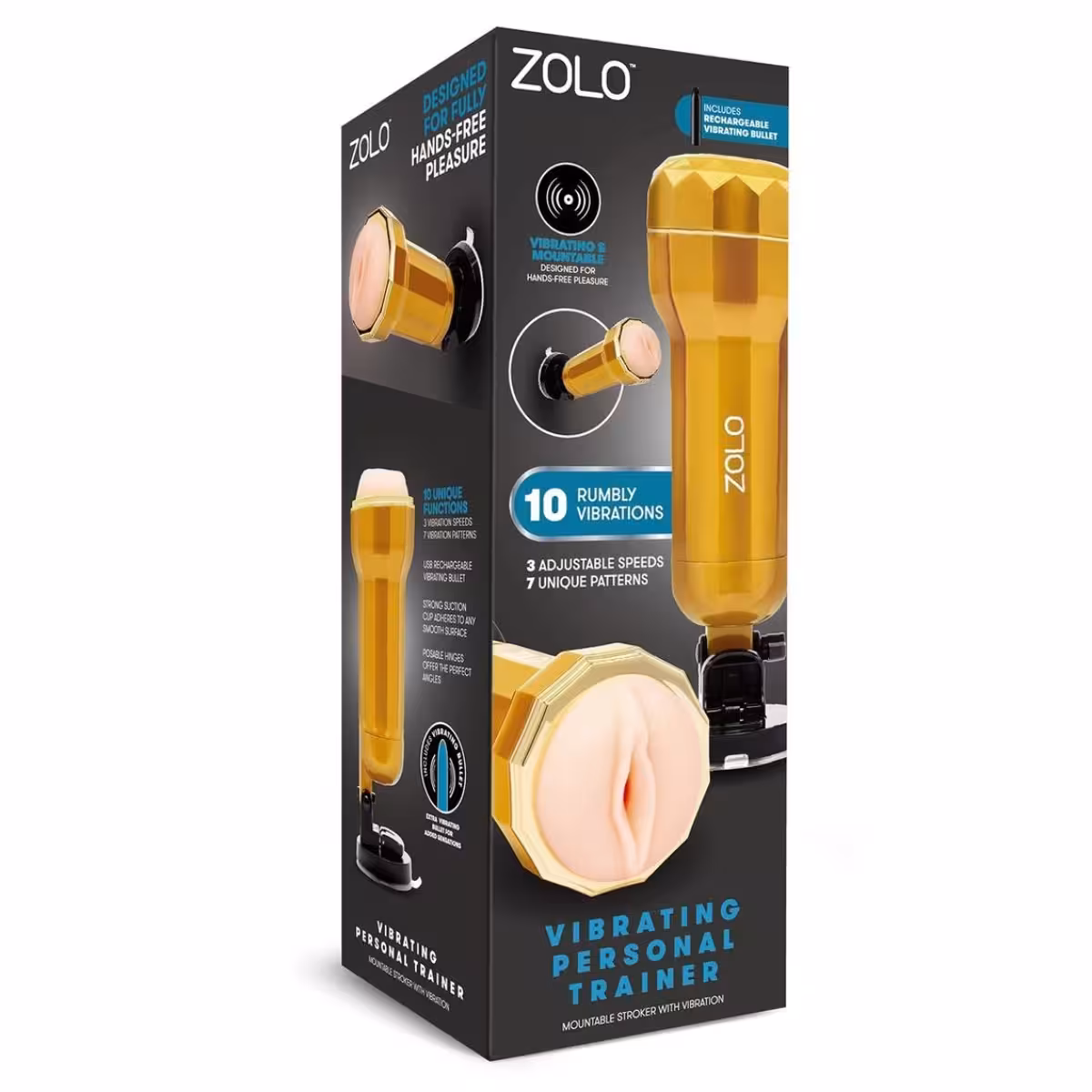 Zolo Vibrating Mountable Stroker - The Personal Trainer image 2