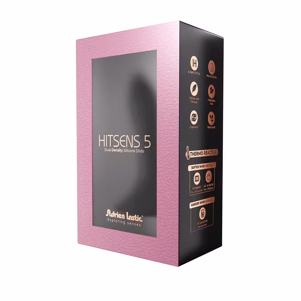 Adrien Lastic Cushioned Core Suction Cup Silicone Dildo 5 Inch image 3