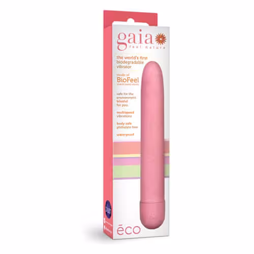 Gaia Biodegradable Eco Vibrator Pink image 3
