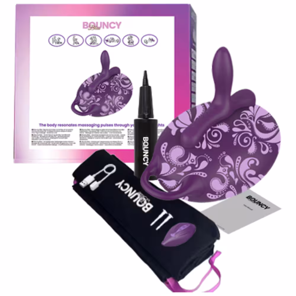 Bouncy Bliss Classic Sit-On Vibrator with Rechargeable Remote Control image 4