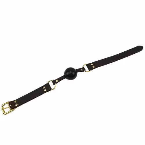 BOUND Nubuck Leather Solid Ball Gag image 3