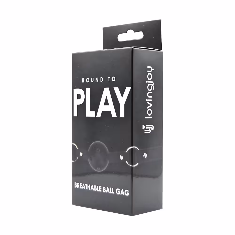 Bound to Play Breathable Ball Gag Black image 7