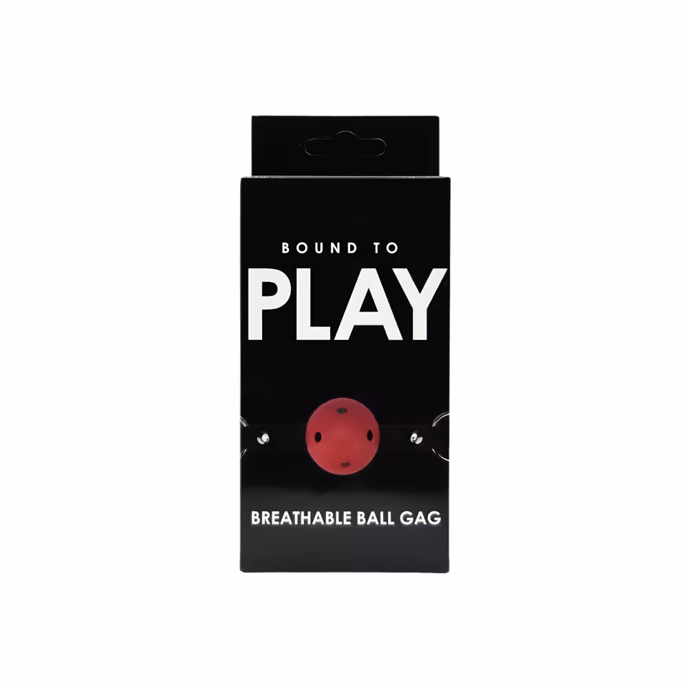 Bound to Play Breathable Ball Gag Red image 6