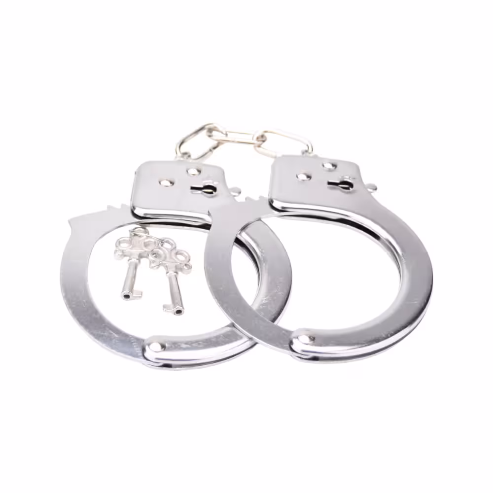 Bound to Play. Heavy Duty Metal Handcuffs image 4