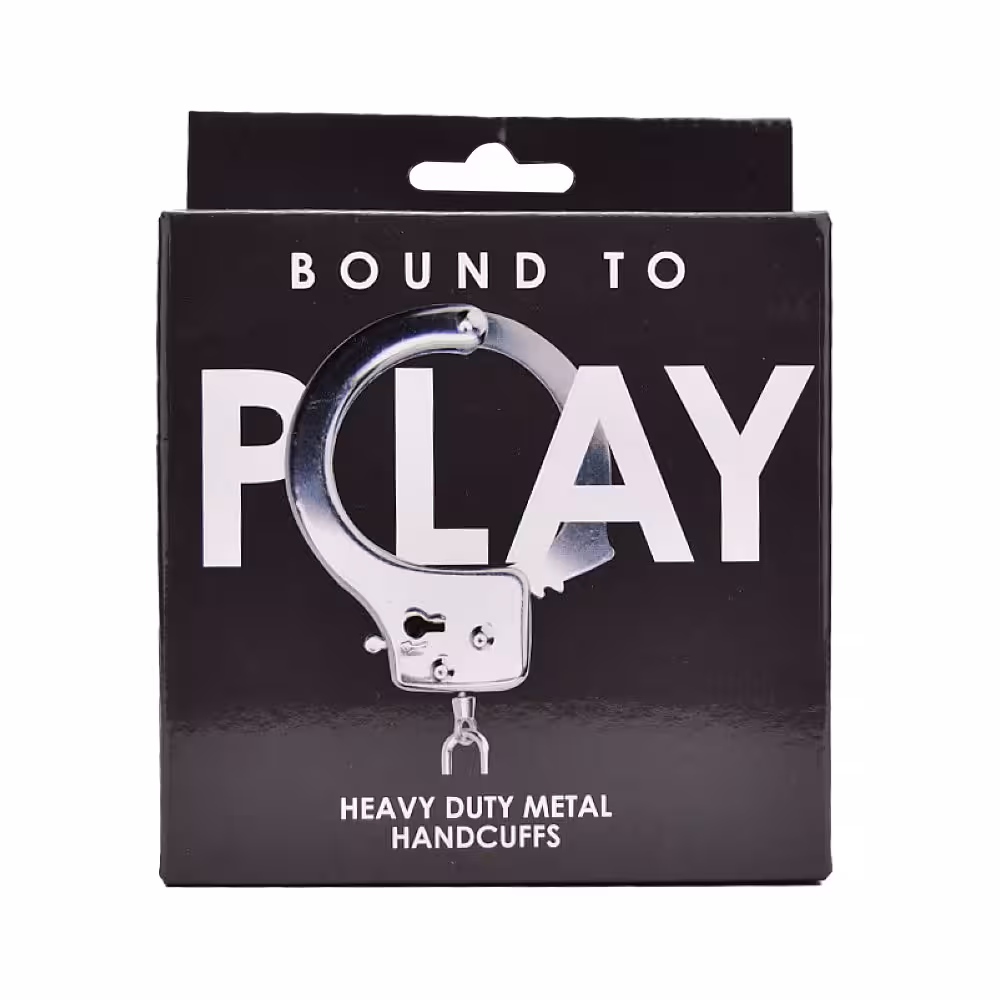 Bound to Play. Heavy Duty Metal Handcuffs image 6