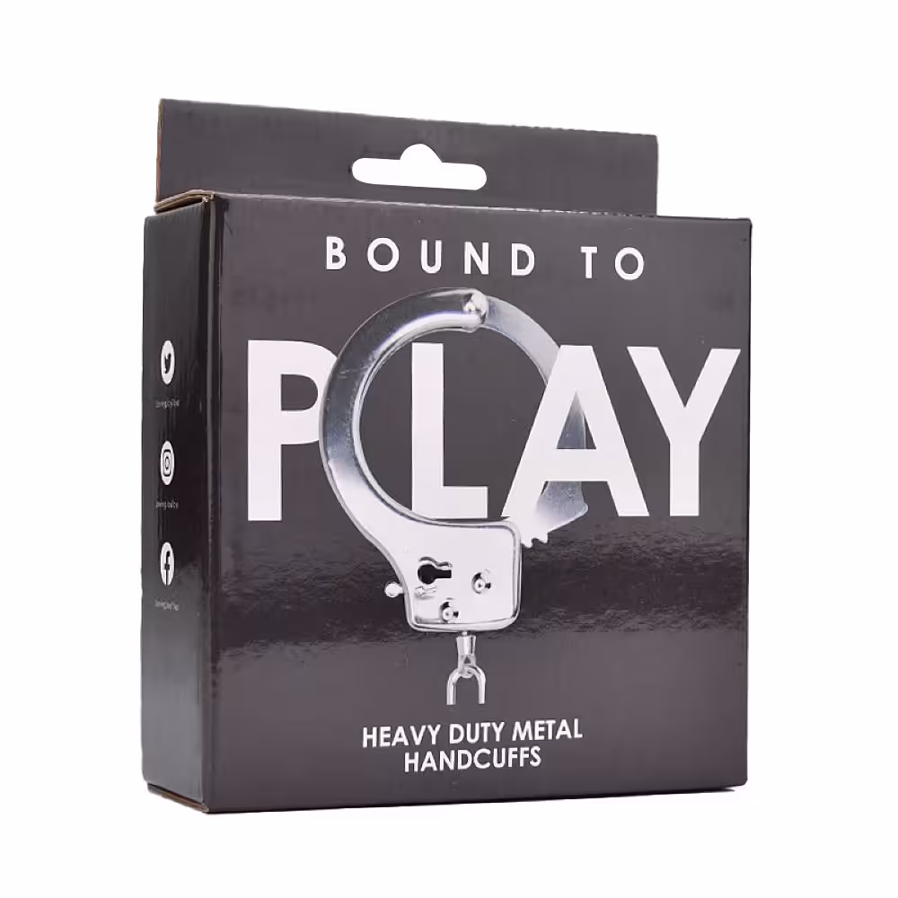 Bound to Play. Heavy Duty Metal Handcuffs image 8