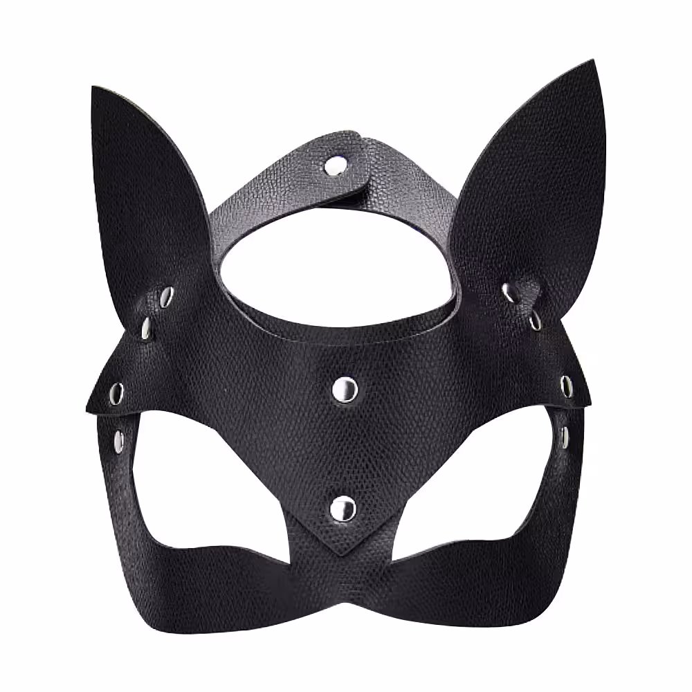 Bound to Play Kitty Cat Face Mask Black image 2