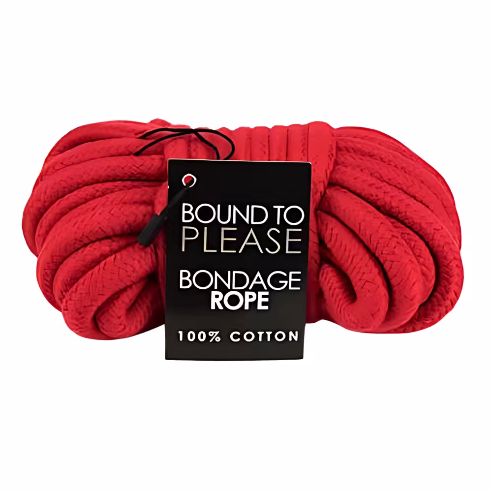 Bound to Please Bondage Rope Red image 2