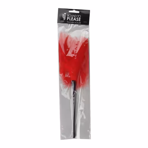 Bound to Please Feather Tickler Red image 2