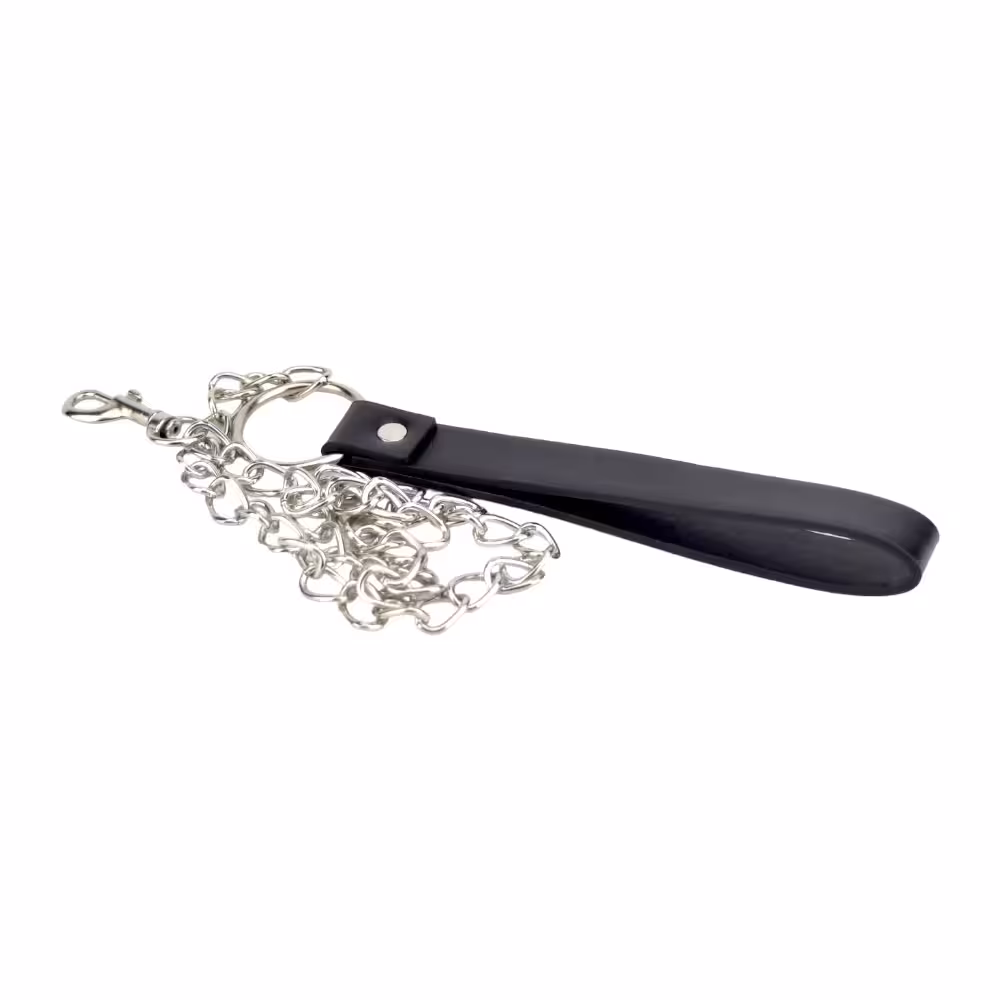 Bound to Please Furry Collar with Leash Black image 6