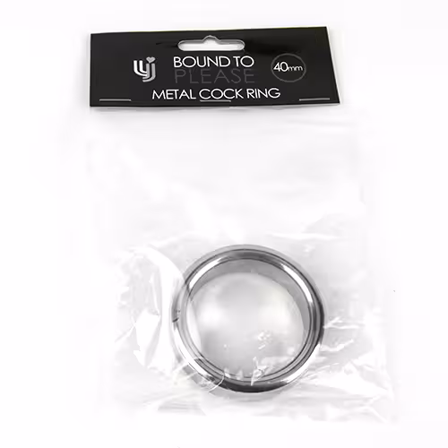 Bound to Please Metal Cock and Ball Ring - 40mm image 4