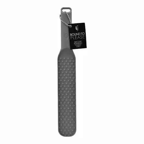 Bound to Please Silicone Spanking Paddle Grey image 2