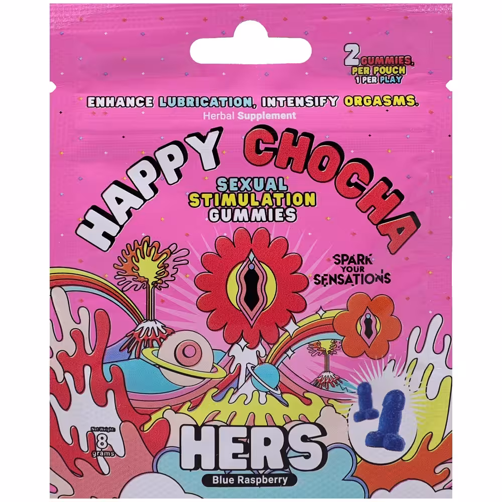 Happy Chocha (Hers) Sexual Stimulation Gummies (2 pack) image 2