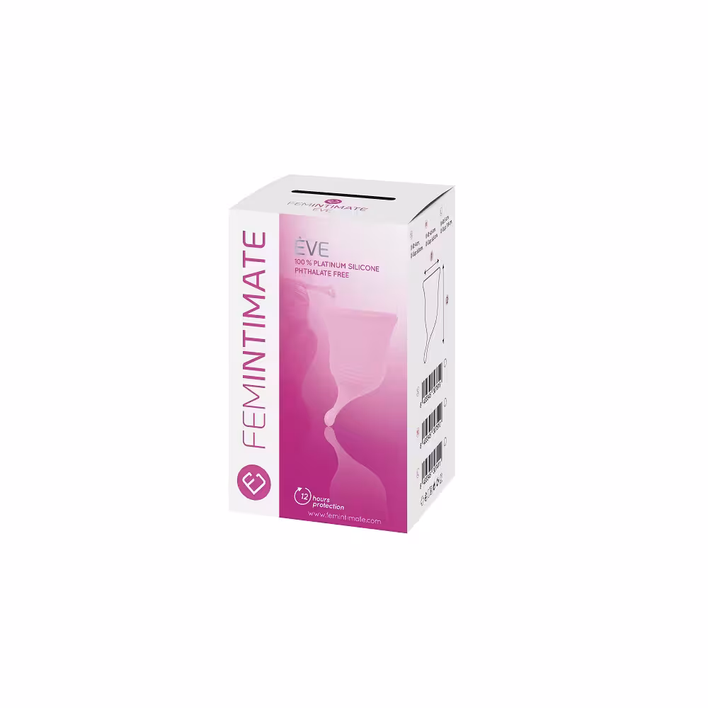 Femintimate Eve Menstrual Cup with Curved Stem Small image 2