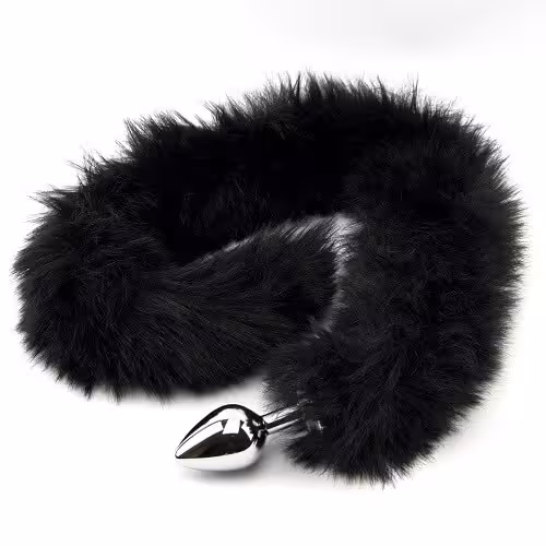 Furry Fantasy Black Panther Tail Butt Plug image 2