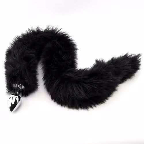 Furry Fantasy Black Panther Tail Butt Plug image 3