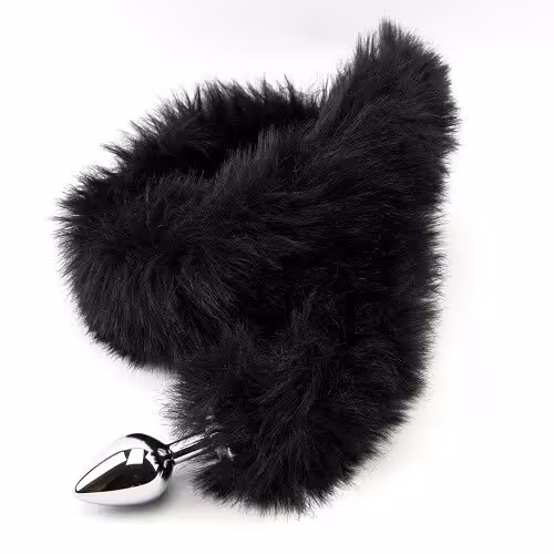 Furry Fantasy Black Panther Tail Butt Plug image 4